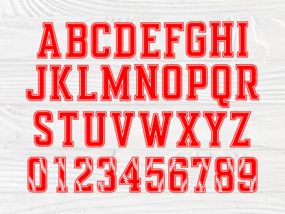 Baseball Font Cut Files: A Creative Asset for Designers and Crafters