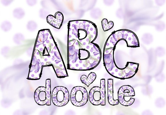 Floral Letters Crocus Doodle Alphabet: A Creative Font Guide