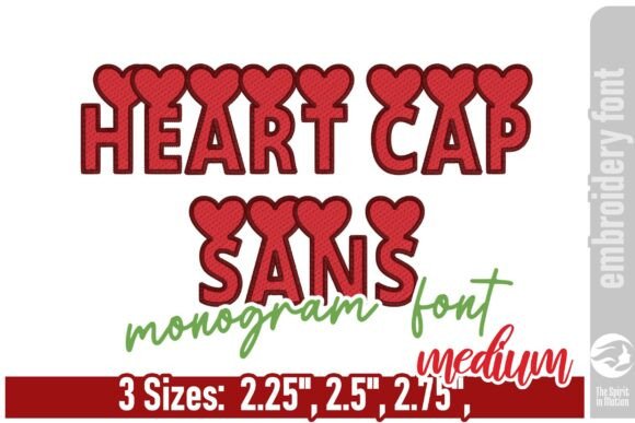 Heart Cap Sans Monogram Font: A Durable Design Asset