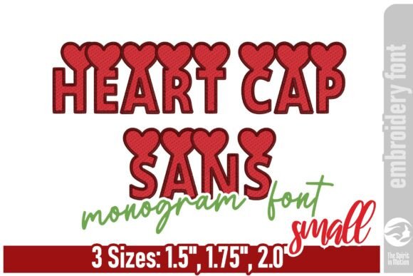 Heart Cap Sans Monogram Font - Small: Beyond the Cute Factor