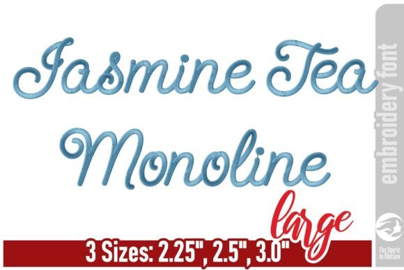 Jasmine Tea Monoline: Where Minimalism Meets Heirloom Charm
