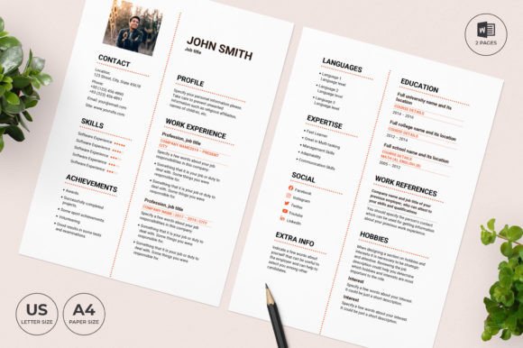 Land the Interview: The Steak House Resume Template CV