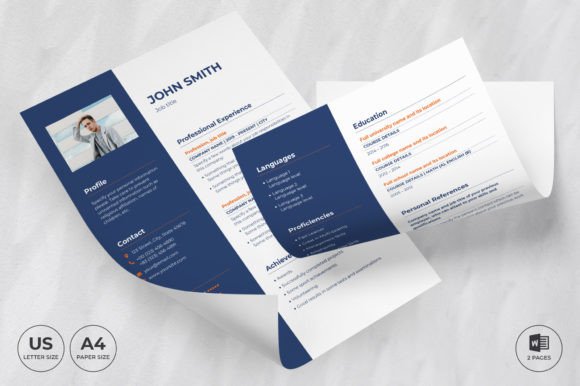 Marketing Agency Resume Template CV: Get Noticed