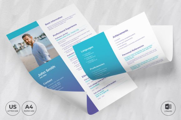 Medical Clinic Resume Template CV: A Modern Professional Edge
