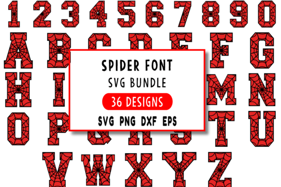 Spider Font SVG: Weaving a Web of Spooky Creativity