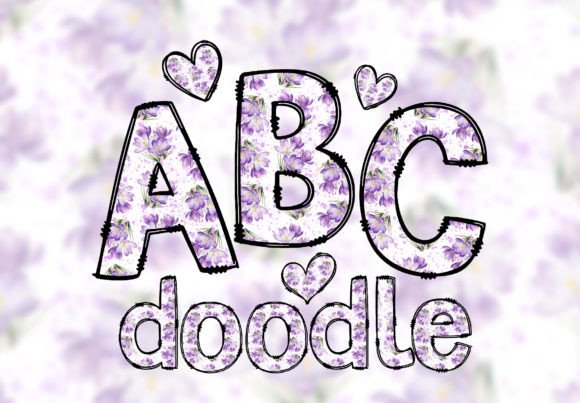 Spring Doodle Letters Floral Alphabet: A Creative Boost