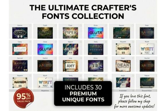 Ultimate Mega Font Bundle: Elevate Every Creative Project